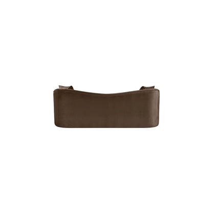 Destin Brown Velvet Sofa