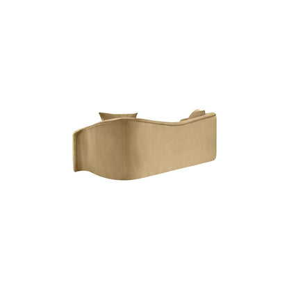 Destin Camel Velvet Sofa