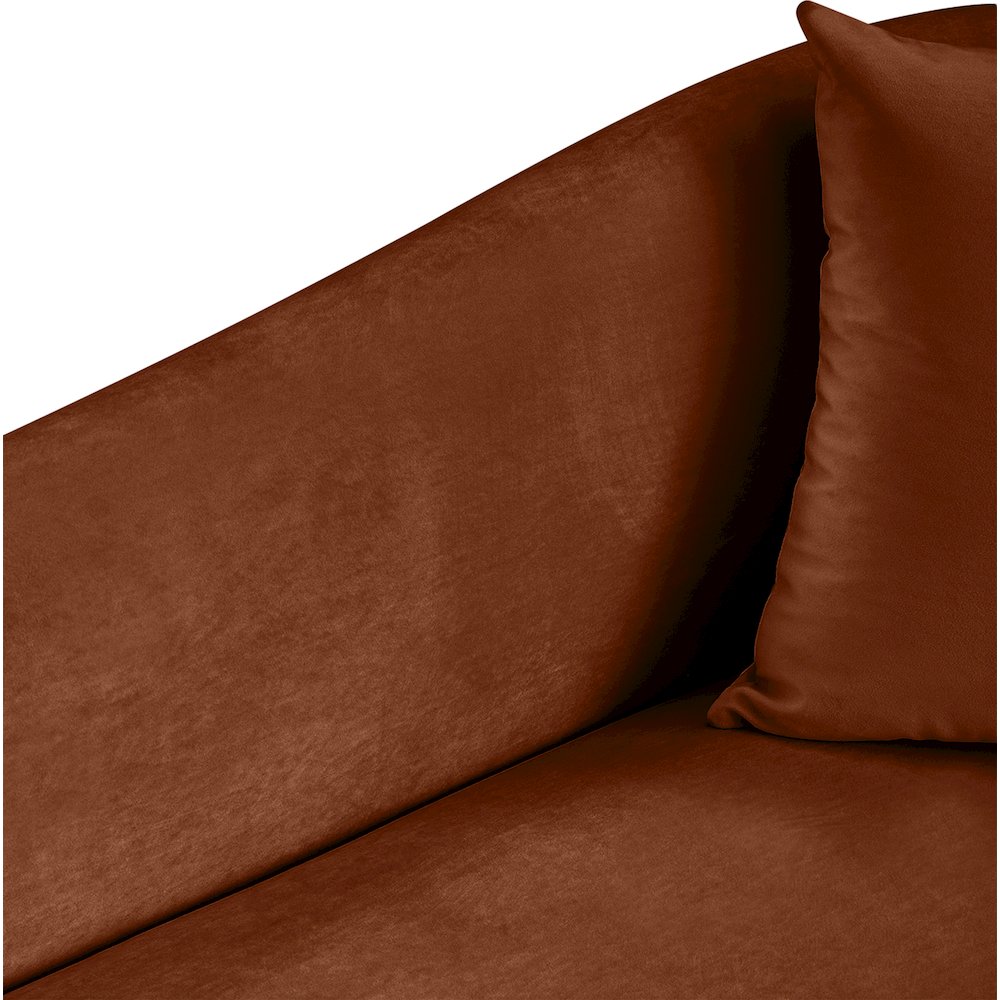 Destin Cognac Velvet Chair