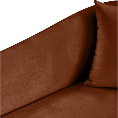 Destin Cognac Velvet Chair