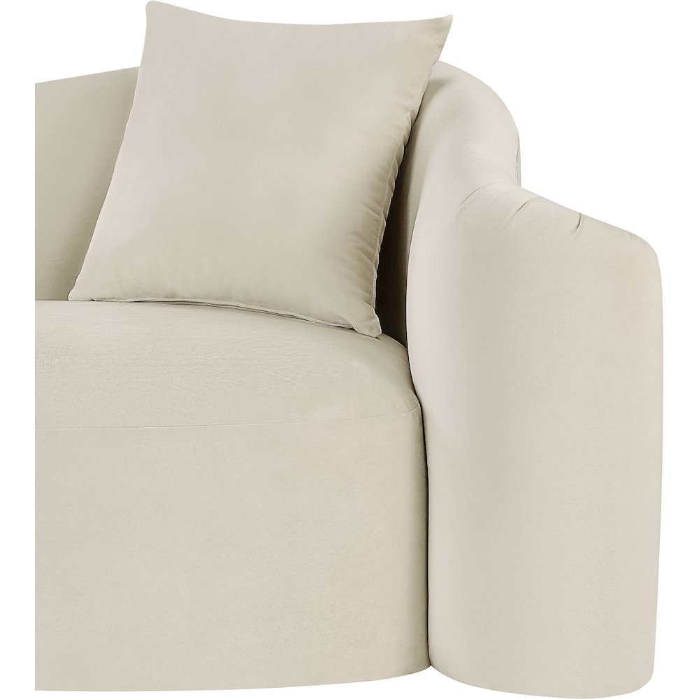 Destin Cream Velvet Chair