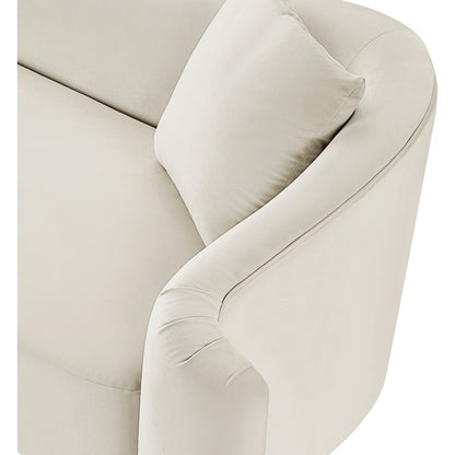 Destin Cream Velvet Chair
