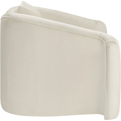 Destin Cream Velvet Chair