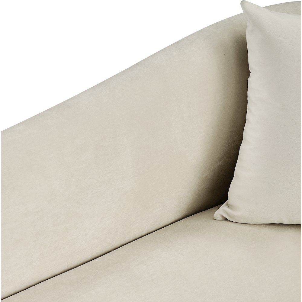 Destin Cream Velvet Chair