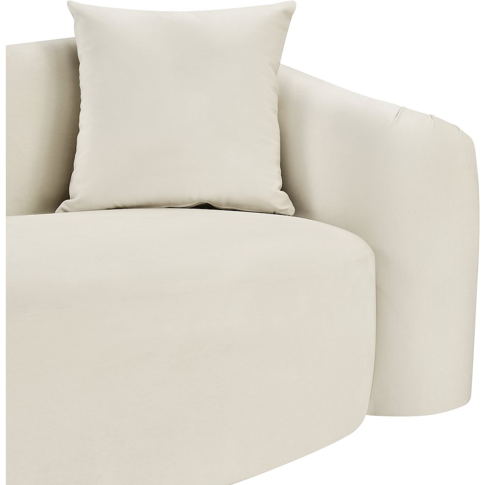 Destin Cream Velvet Chair