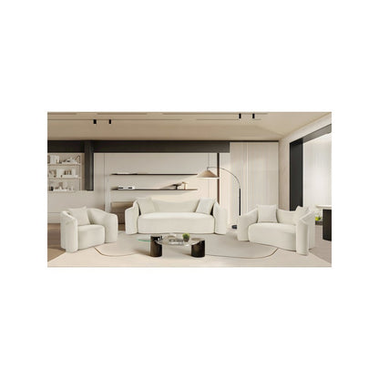 Destin Cream Velvet Chair