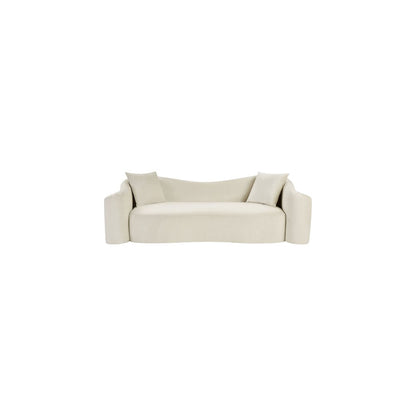 Destin Cream Velvet Sofa