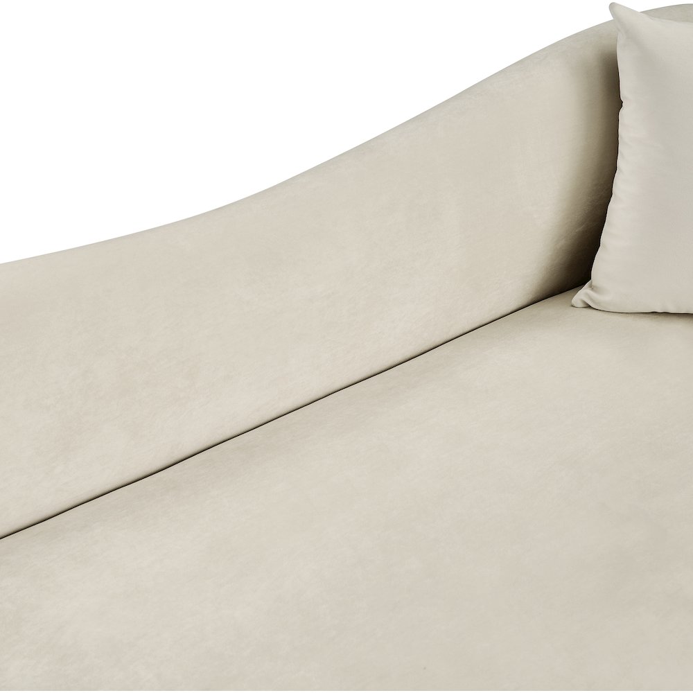 Destin Cream Velvet Sofa