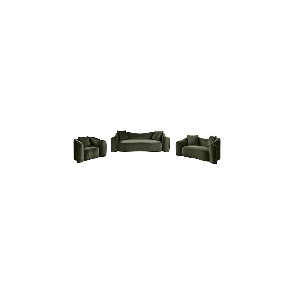 Destin Green Velvet Chair