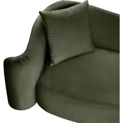 Destin Green Velvet Loveseat
