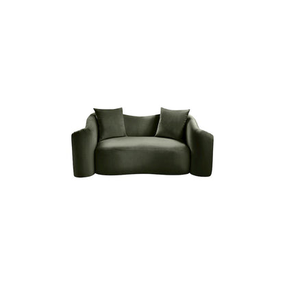 Destin Green Velvet Loveseat