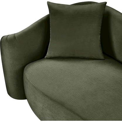Destin Green Velvet Sofa