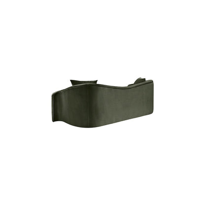 Destin Green Velvet Sofa