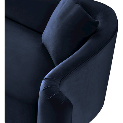 Destin Navy Velvet Chair