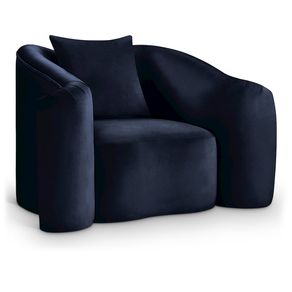 Destin Navy Velvet Chair