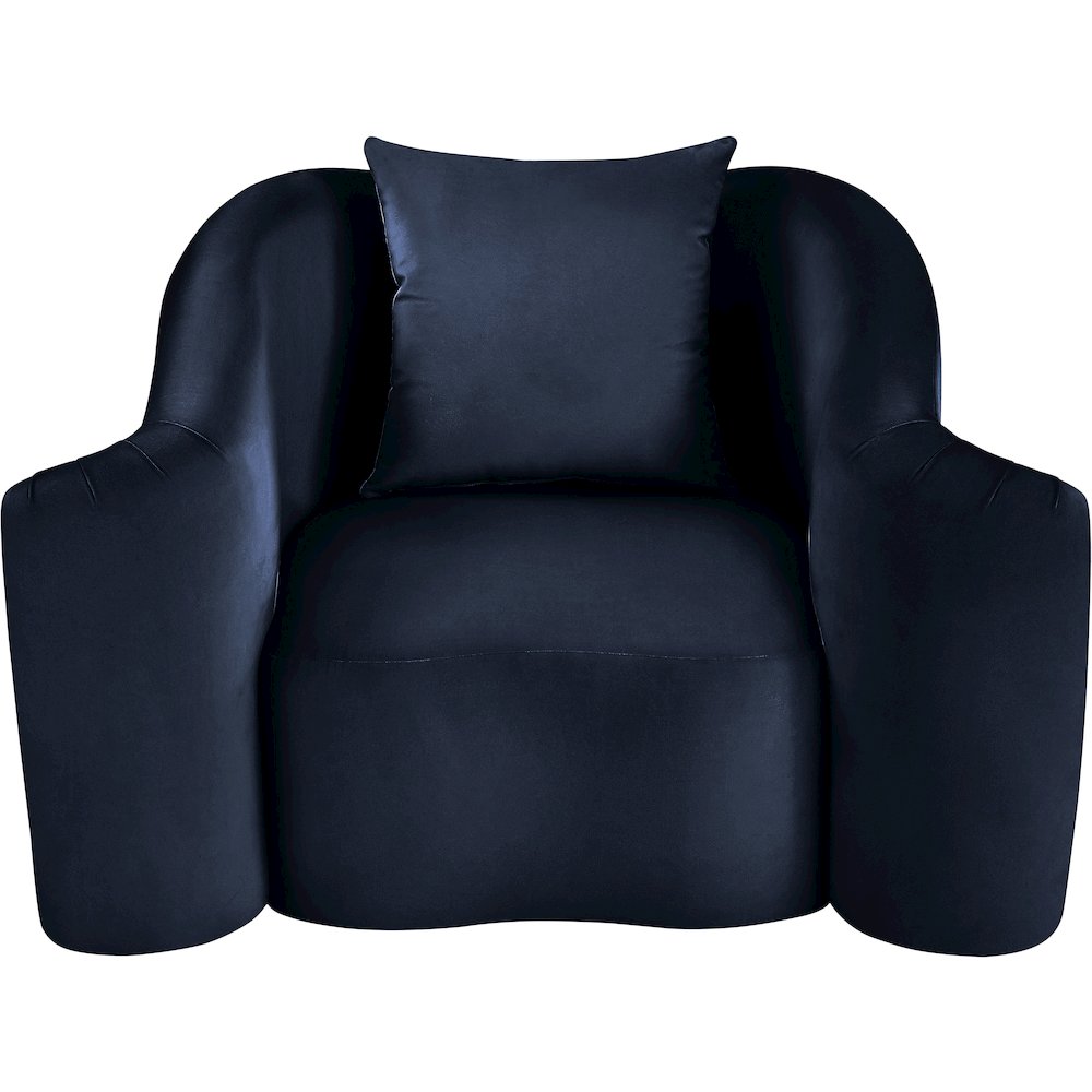 Destin Navy Velvet Chair