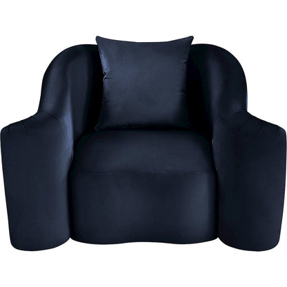 Destin Navy Velvet Chair