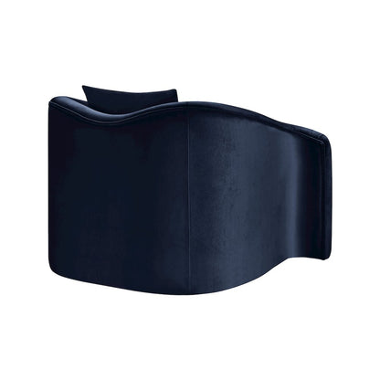 Destin Navy Velvet Chair
