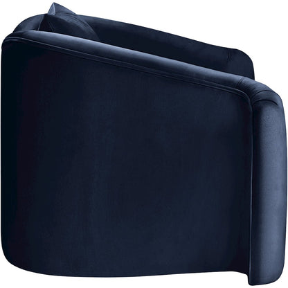 Destin Navy Velvet Chair