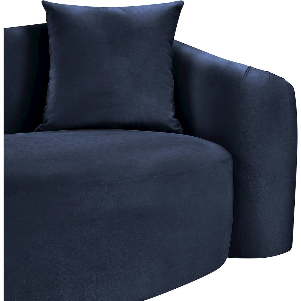 Destin Navy Velvet Chair