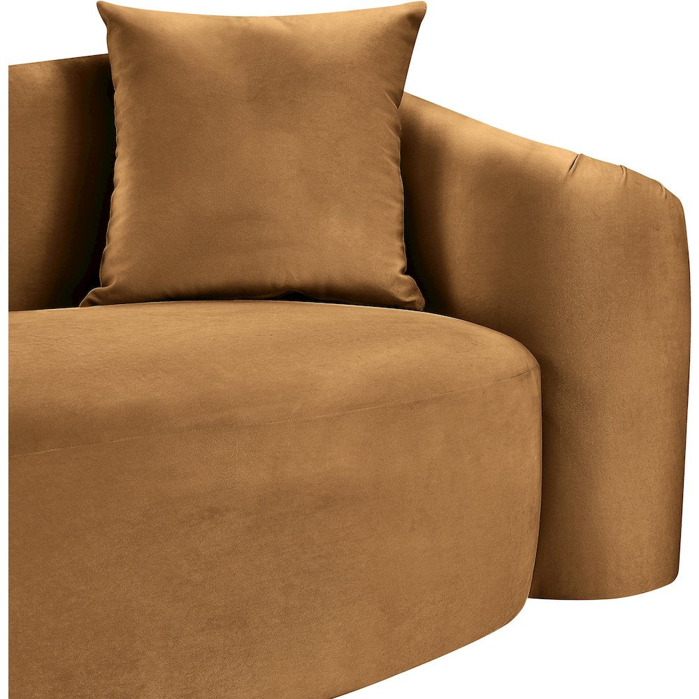 Destin Saddle Velvet Chair