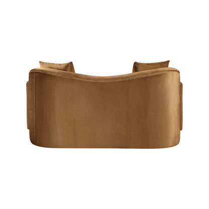 Destin Saddle Velvet Loveseat