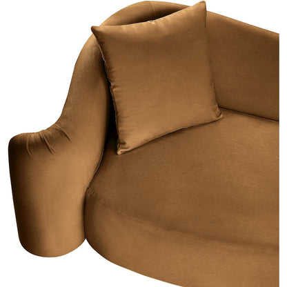 Destin Saddle Velvet Sofa