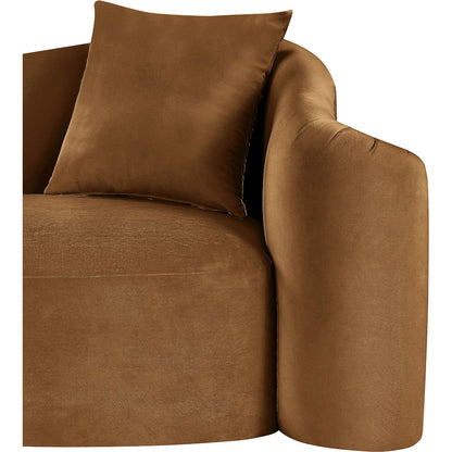 Destin Saddle Velvet Sofa