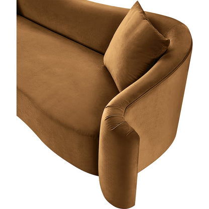 Destin Saddle Velvet Sofa