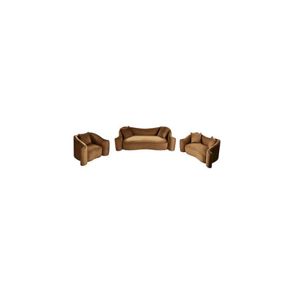 Destin Saddle Velvet Sofa