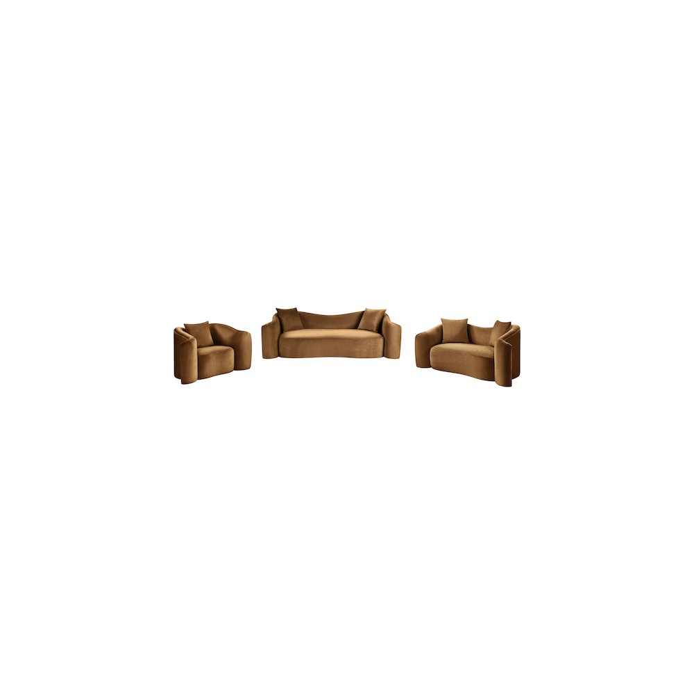 Destin Saddle Velvet Sofa