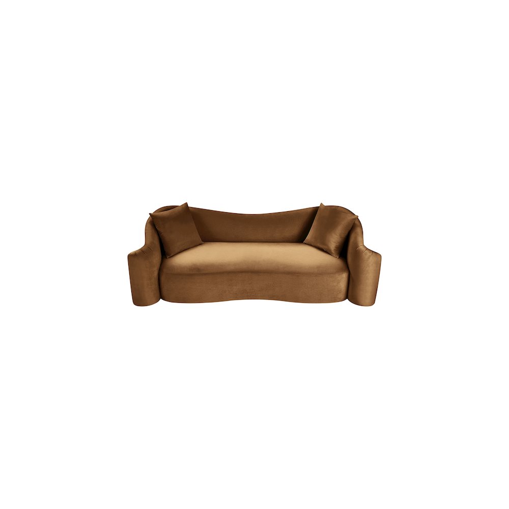 Destin Saddle Velvet Sofa