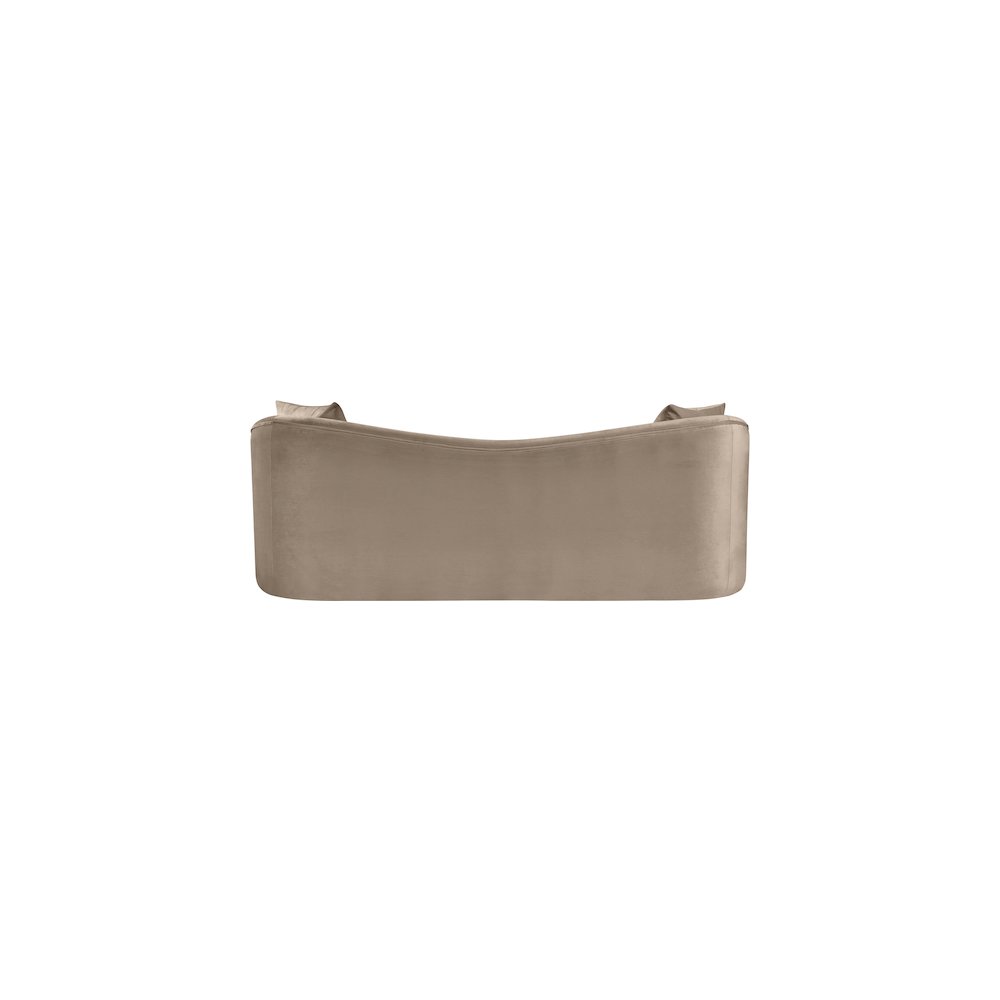 Destin Taupe Velvet Sofa