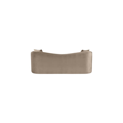 Destin Taupe Velvet Sofa