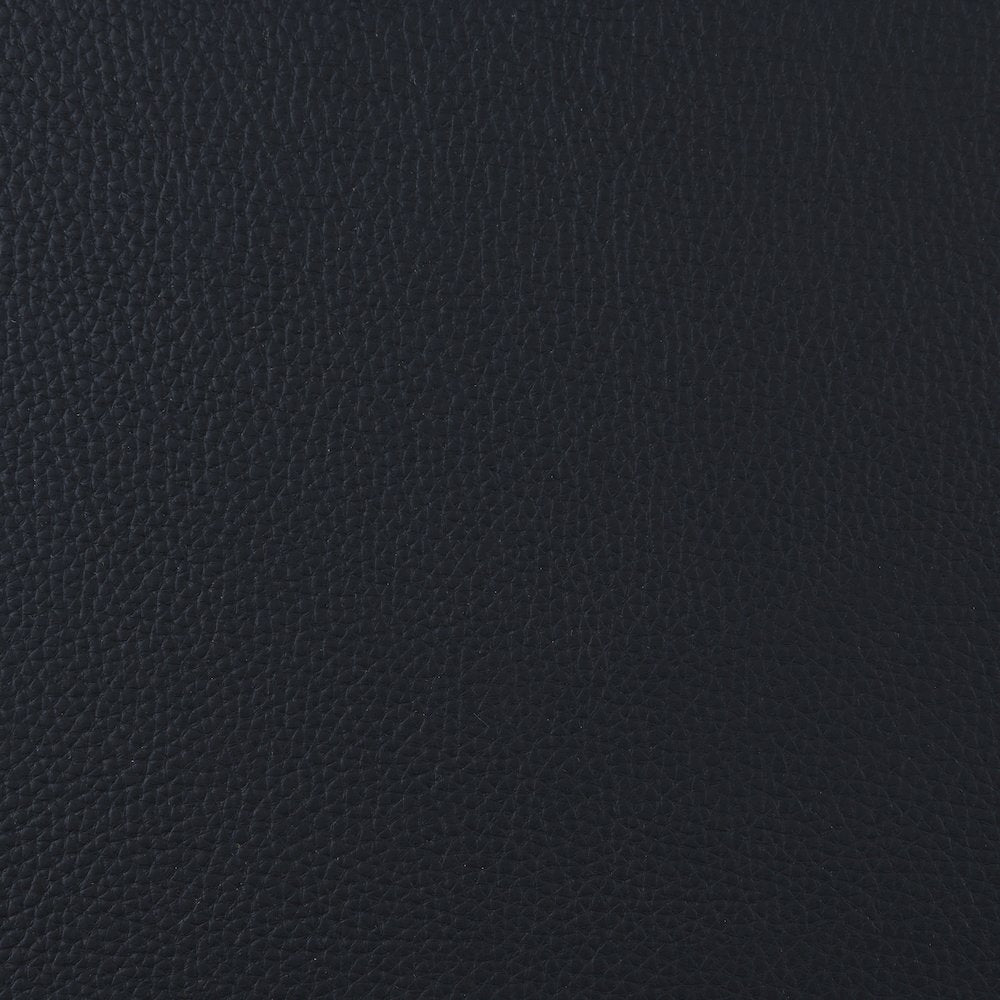Relax 54.75" Black Vegan Leather Upholstered Loveseat