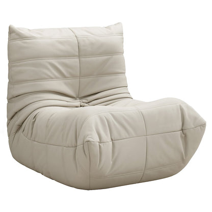 Relax Cream Vegan Leather Upholstered Chair