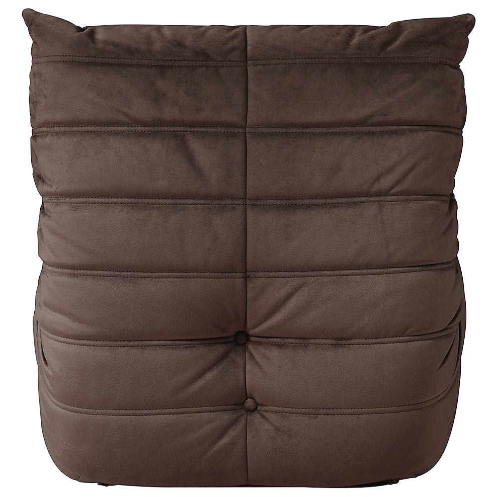 Relax Brown Velvet Upholstered Chair