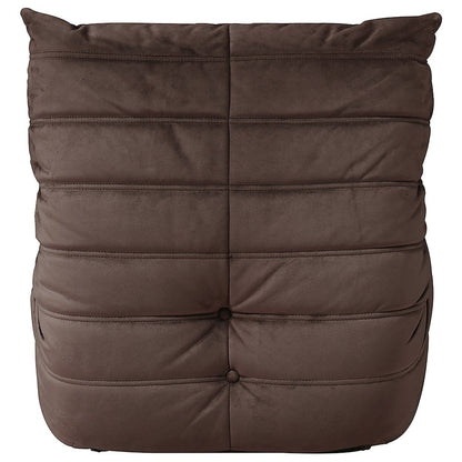 Relax Brown Velvet Upholstered Chair
