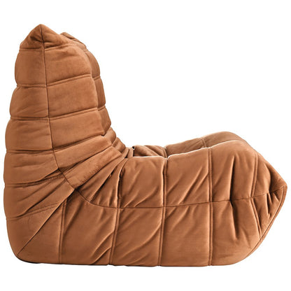 Relax Cognac Velvet Upholstered Chair