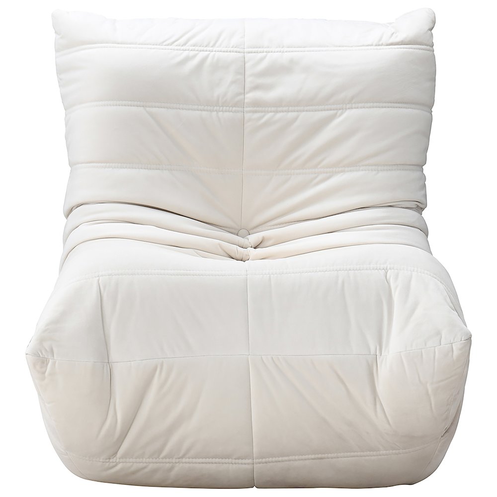 Relax Cream Velvet Upholstered Chair