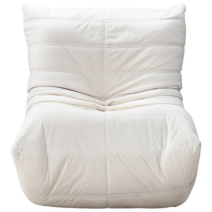Relax Cream Velvet Upholstered Chair