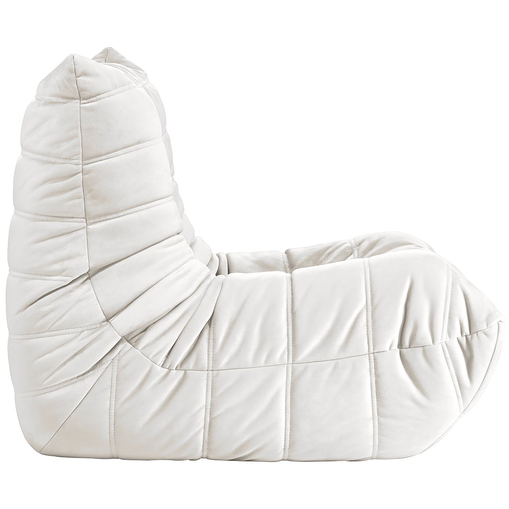 Relax Cream Velvet Upholstered Chair