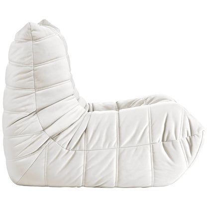 Relax Cream Velvet Upholstered Chair