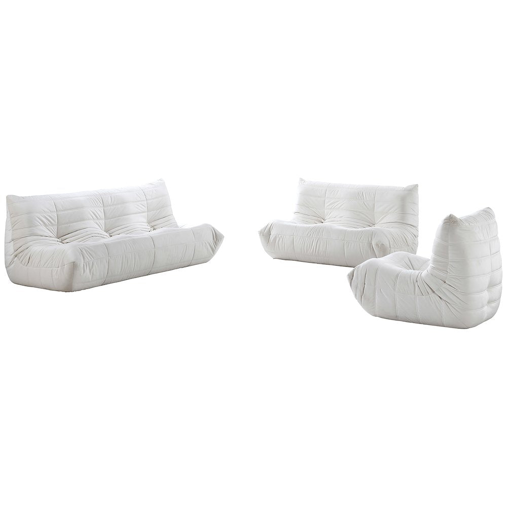 Relax Cream Velvet Upholstered Chair