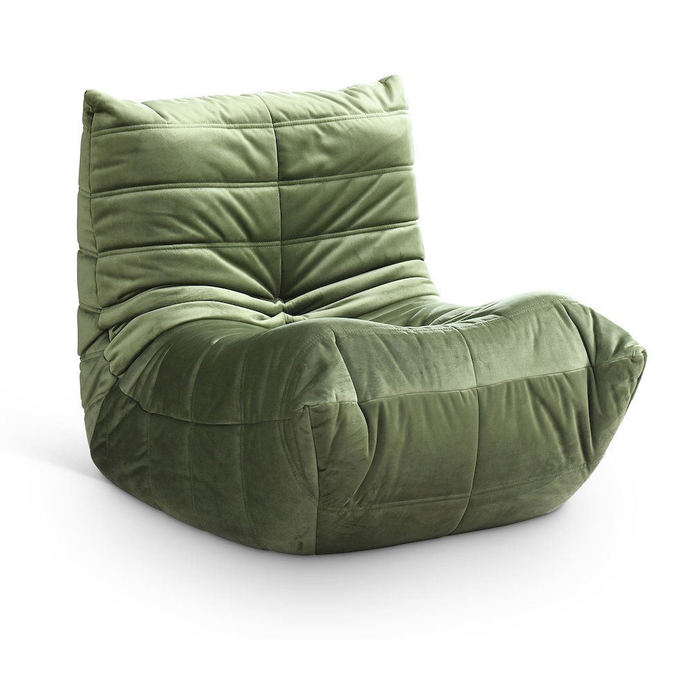 Relax Green Velvet Upholstered Chair