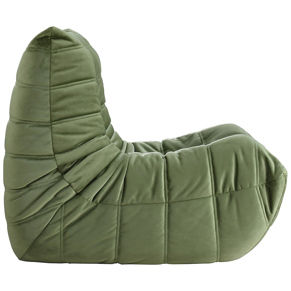 Relax Green Velvet Upholstered Chair