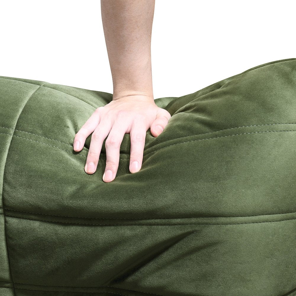 Relax Green Velvet Upholstered Chair