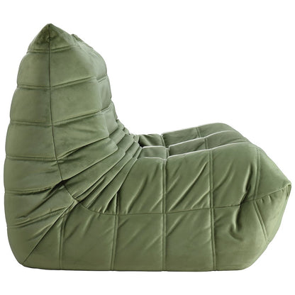 Relax 54.75" Green Velvet Upholstered Loveseat