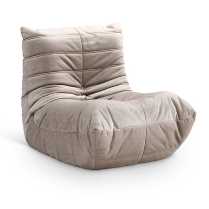 Relax Taupe Velvet Upholstered Chair