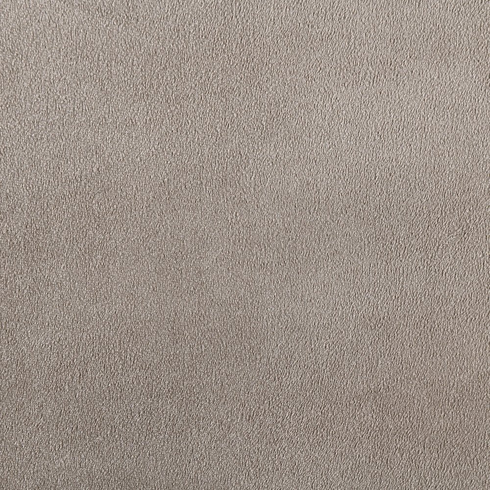 Relax 77.75" Taupe Velvet Upholstered Sofa